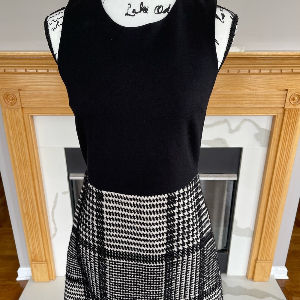 Theory Black and Tweed Dress
